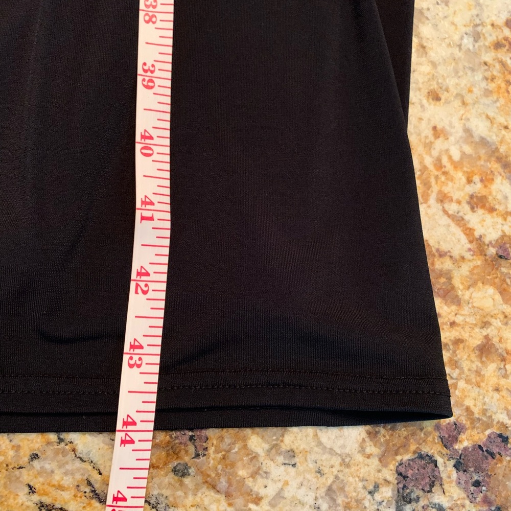 Tadashi Shoji Black Pleated Halter Midi Dress - Picture 6 of 9